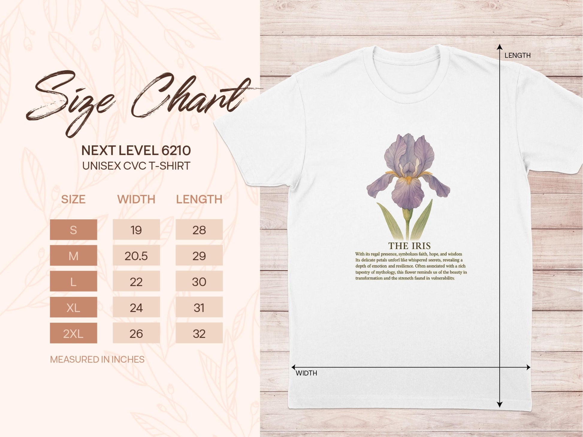 The Iris Graphic Print Unisex CVC T-Shirt product