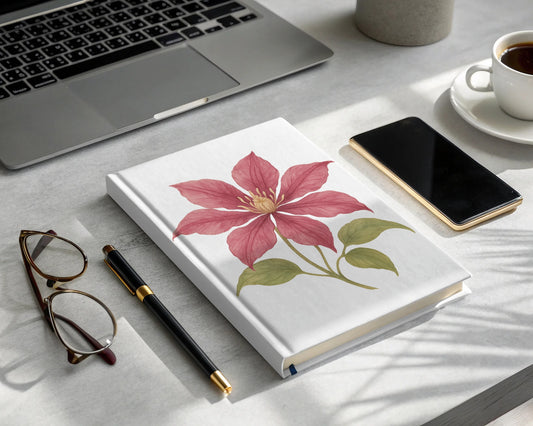 Elegant Floral Design Hardcover Journal product type