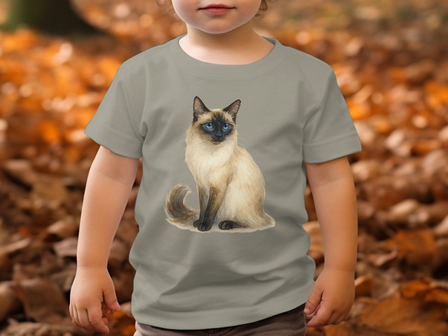 Adorable Cat Graphic Design on Kids T-Shirt product type