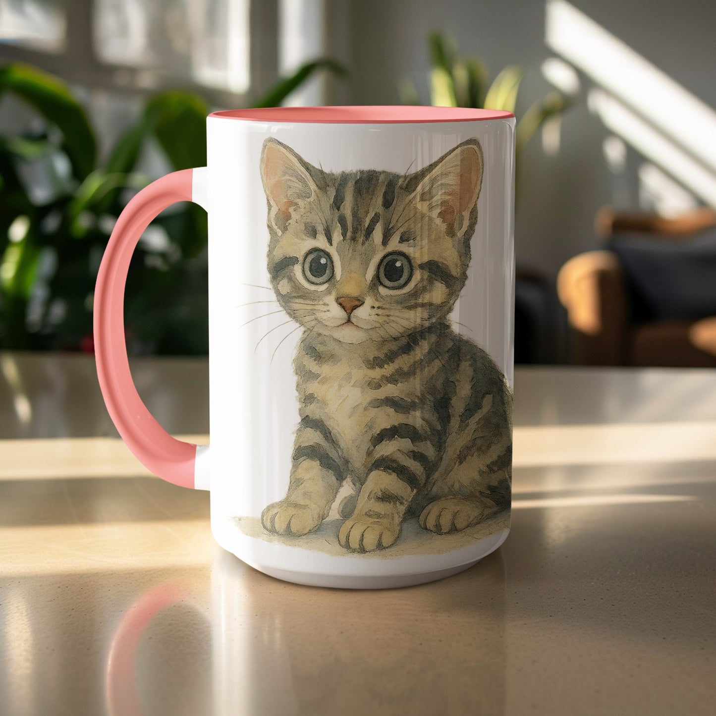 Adorable Kitten Mug Perfect for Animal Lovers Product