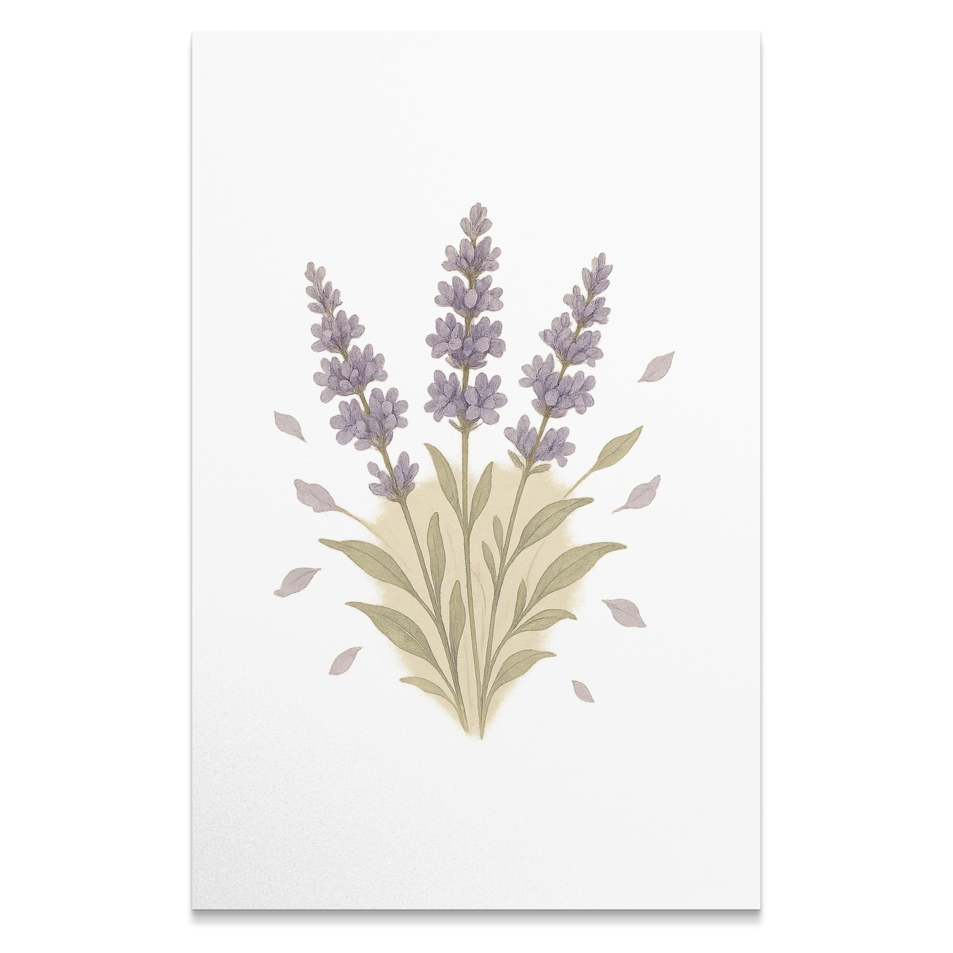 Lavender Botanical Artwork Floral Wall Art product type