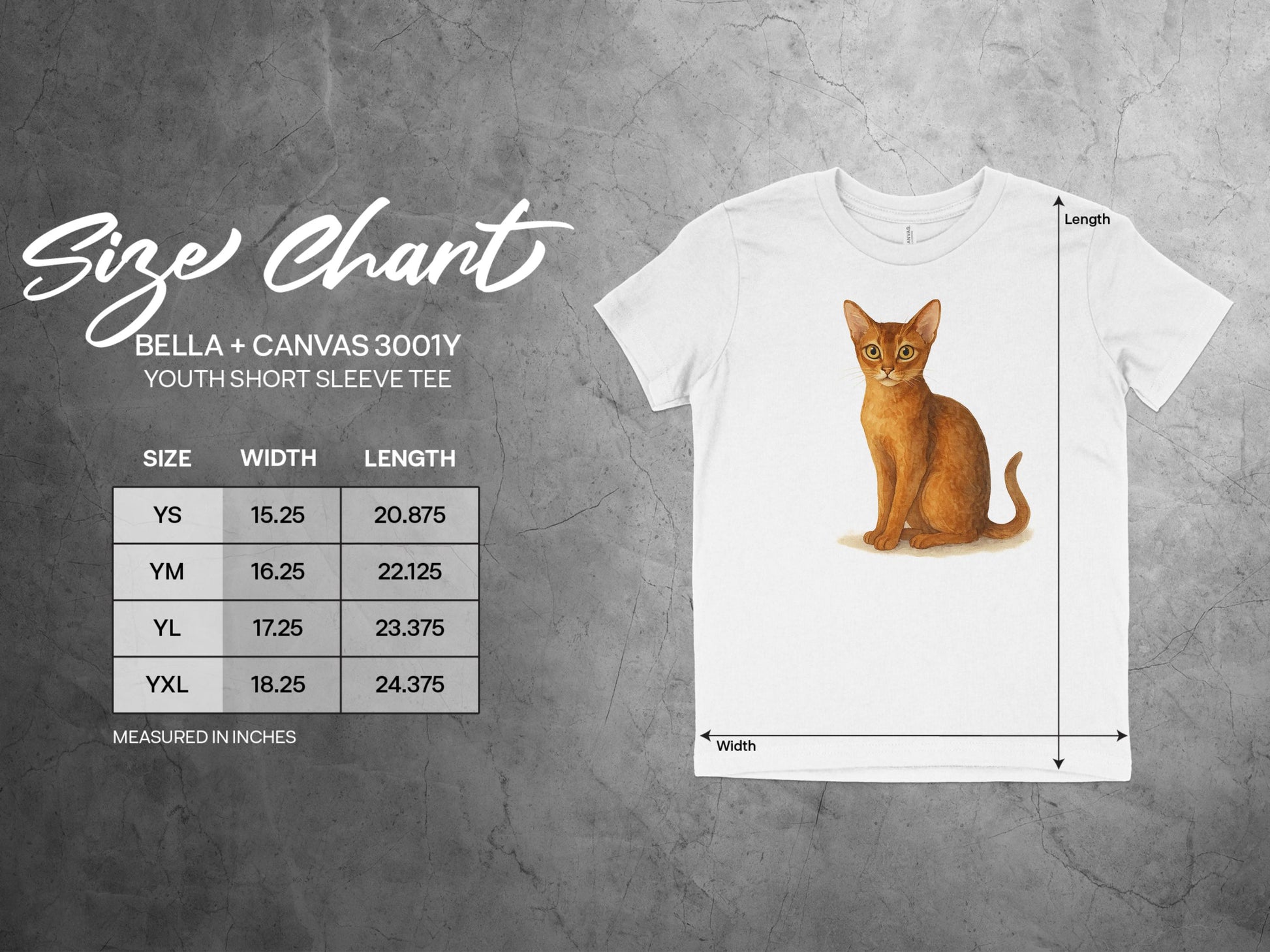 Cat Design Youth Short Sleeve Tee Shirt product type