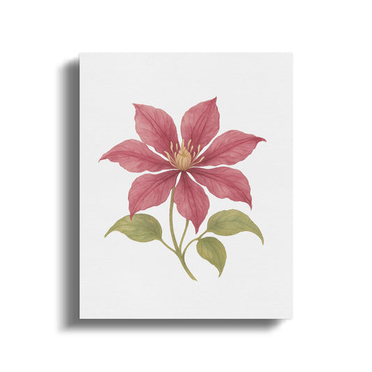 Beautiful Botanical Floral Canvas Wall Art product