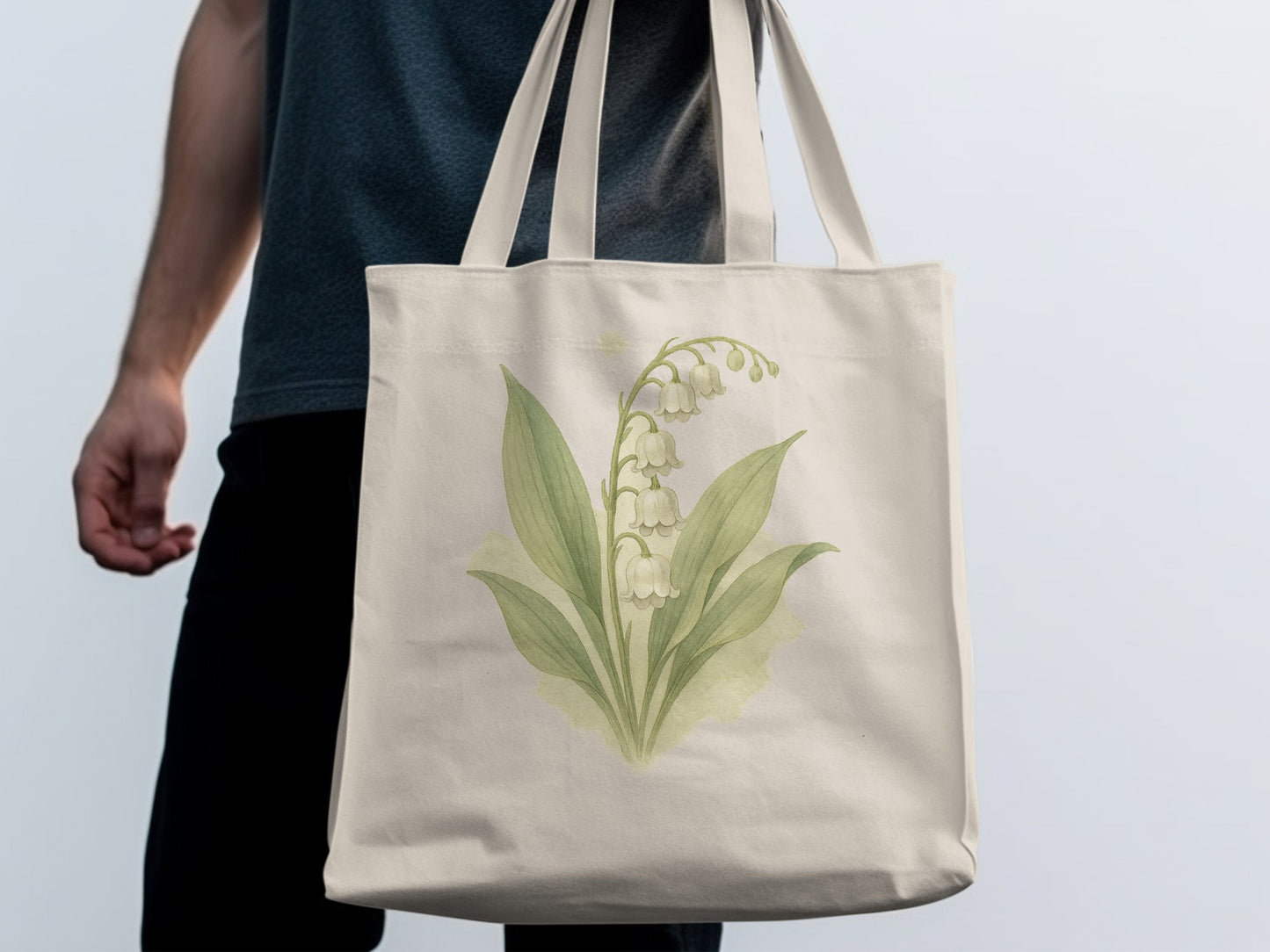 Lily of the Valley Artwork Tote Bag product