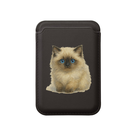 Cute Kitten Print Card Holder Wallet product type