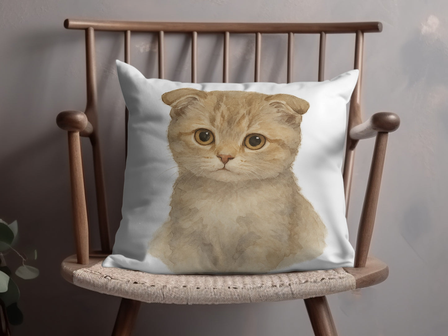 Adorable Kitten Print on Decorative Pillow product
