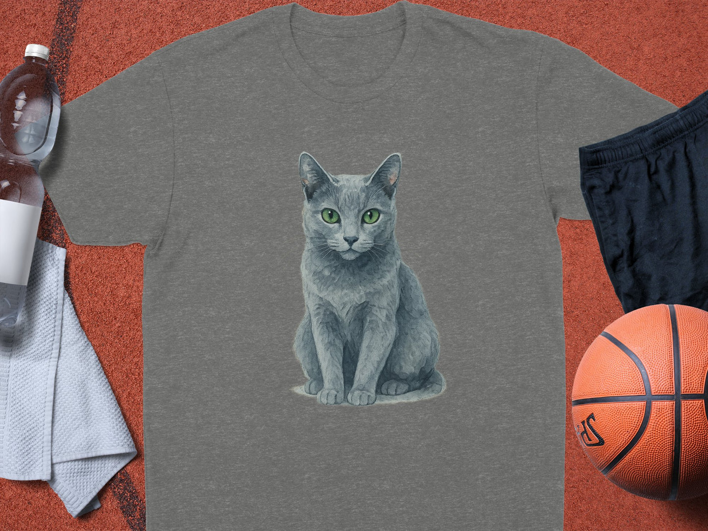 Cat with Green Eyes Graphic Design T-Shirt product type