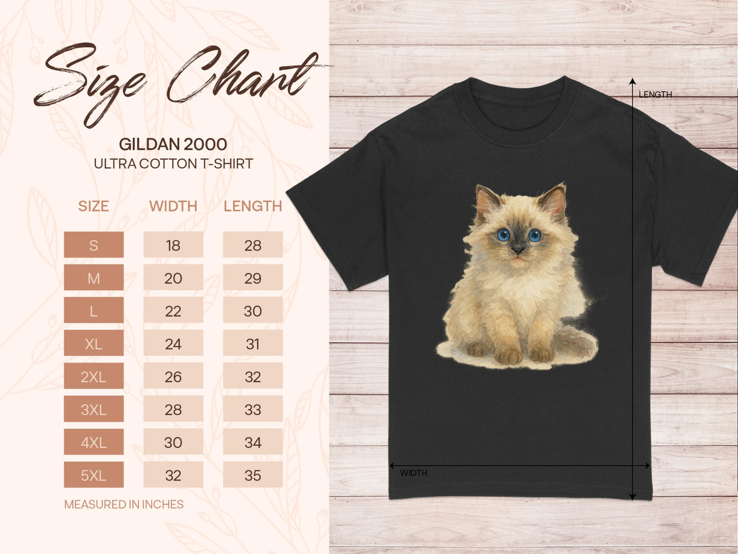 Cute Fluffy Kitten Illustration Ultra Cotton T-shirt product