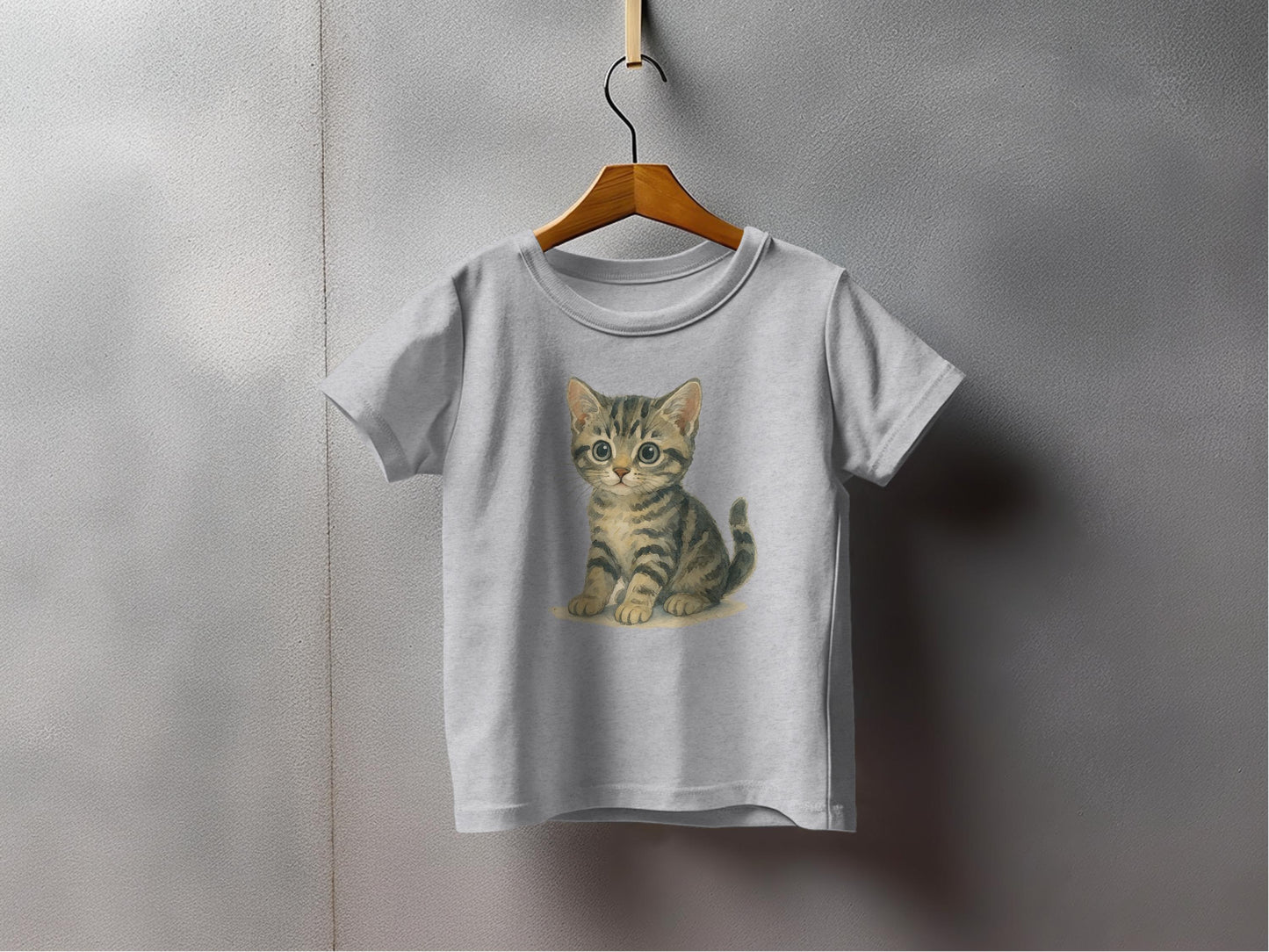 Adorable Kitten Print on Kids T-Shirt product type
