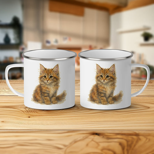Adorable Kitten Design Printed Mug Perfect Gift product type