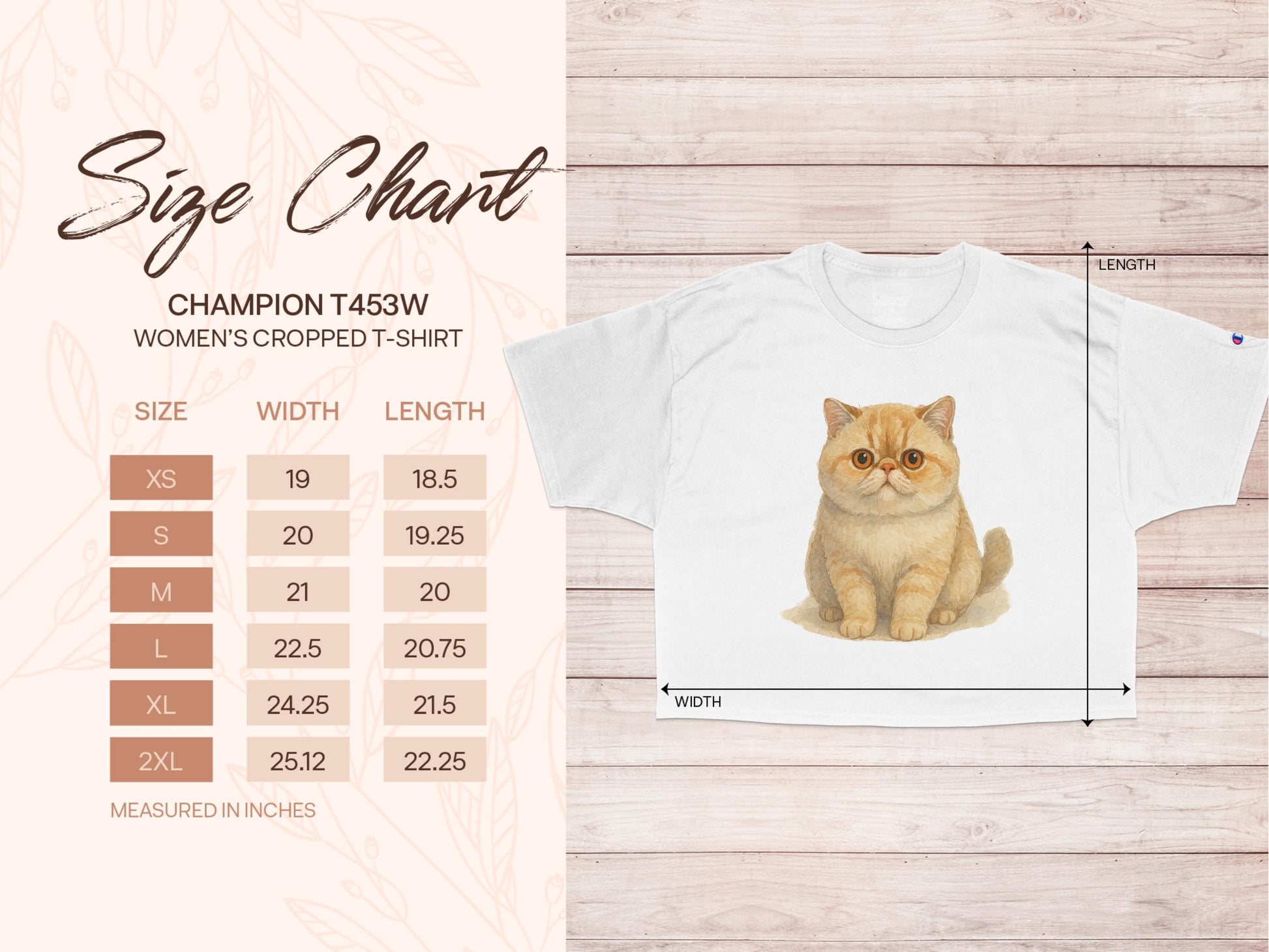 Cute Orange Cat Design Women's Cropped T-Shirt product