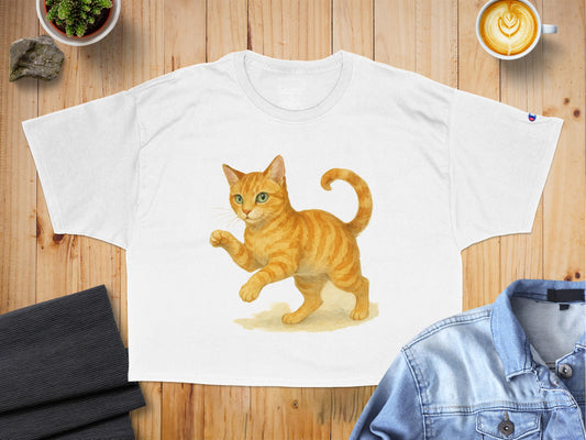 Cute Cat Graphic Design Printed T-shirt product