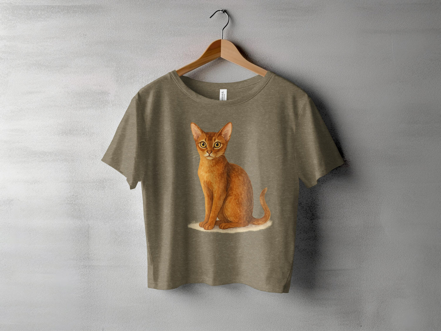 Adorable Cat Illustration Print T-Shirt product