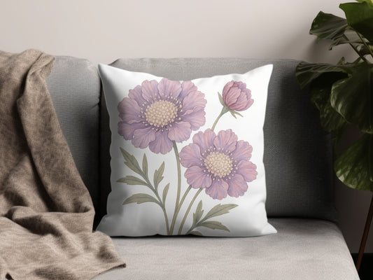 Decorative Pillow with Delicate Pastel Floral Print product type