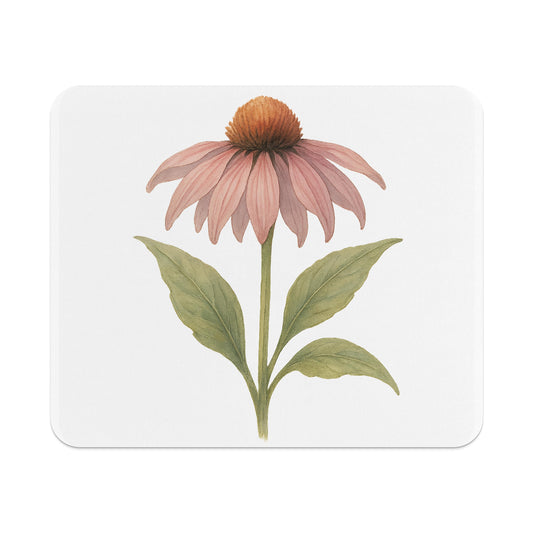 Beautiful Floral Illustration on Mouse Pad Product Type