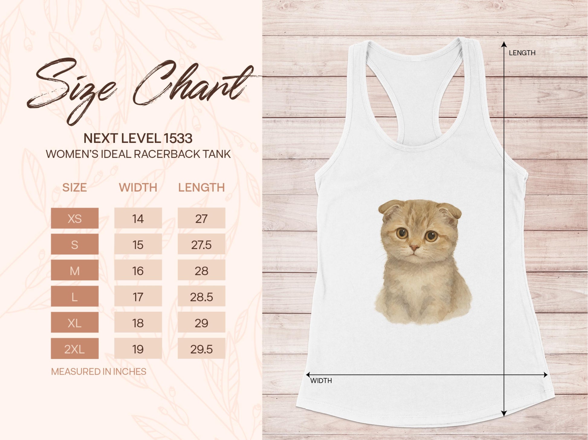 Cute Kitten Print Women's Ideal Racerback Tank product