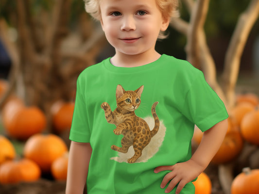 Adorable Kitten Graphic Tee for Playful Kids product