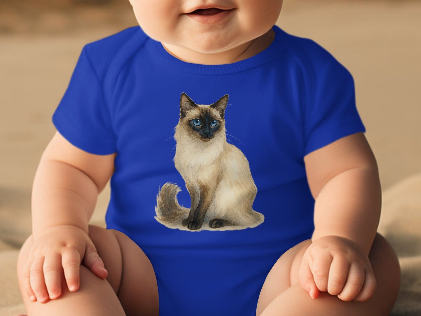 Adorable Cat Print Baby Bodysuit Perfect Baby Clothing Product