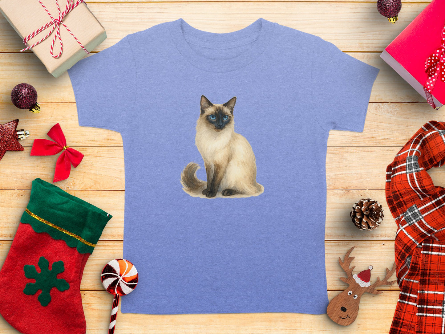 Blue Graphic T-Shirt with Adorable Animal Design product