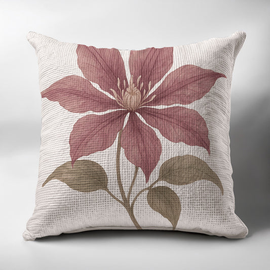 Elegant Floral Design Large Square Cushion product
