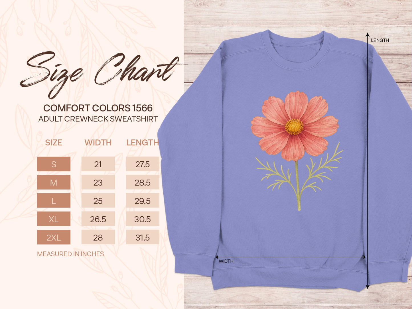 Cozy Oversized Sweatshirt with Floral Print product