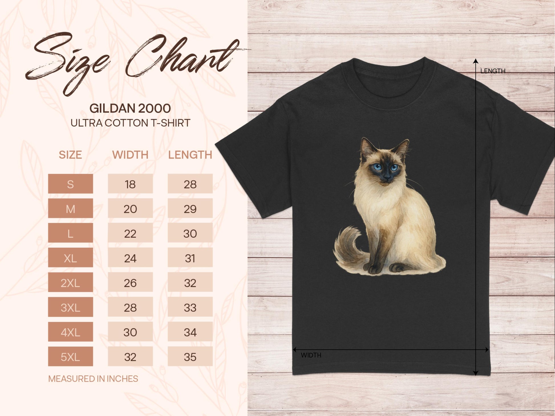 Realistic Siamese Cat Artwork on Black T-Shirt product