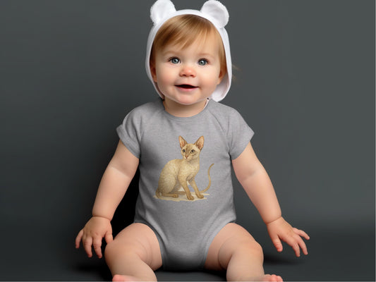 Adorable Baby Onesie Featuring Cute Kitten Product