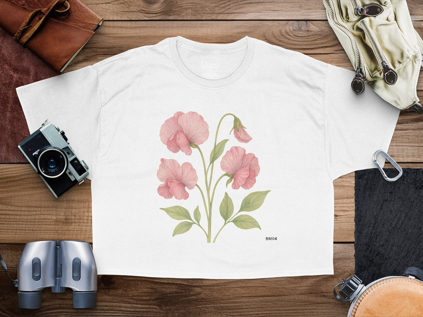 Blooming Pink Floral Design T-Shirt product type