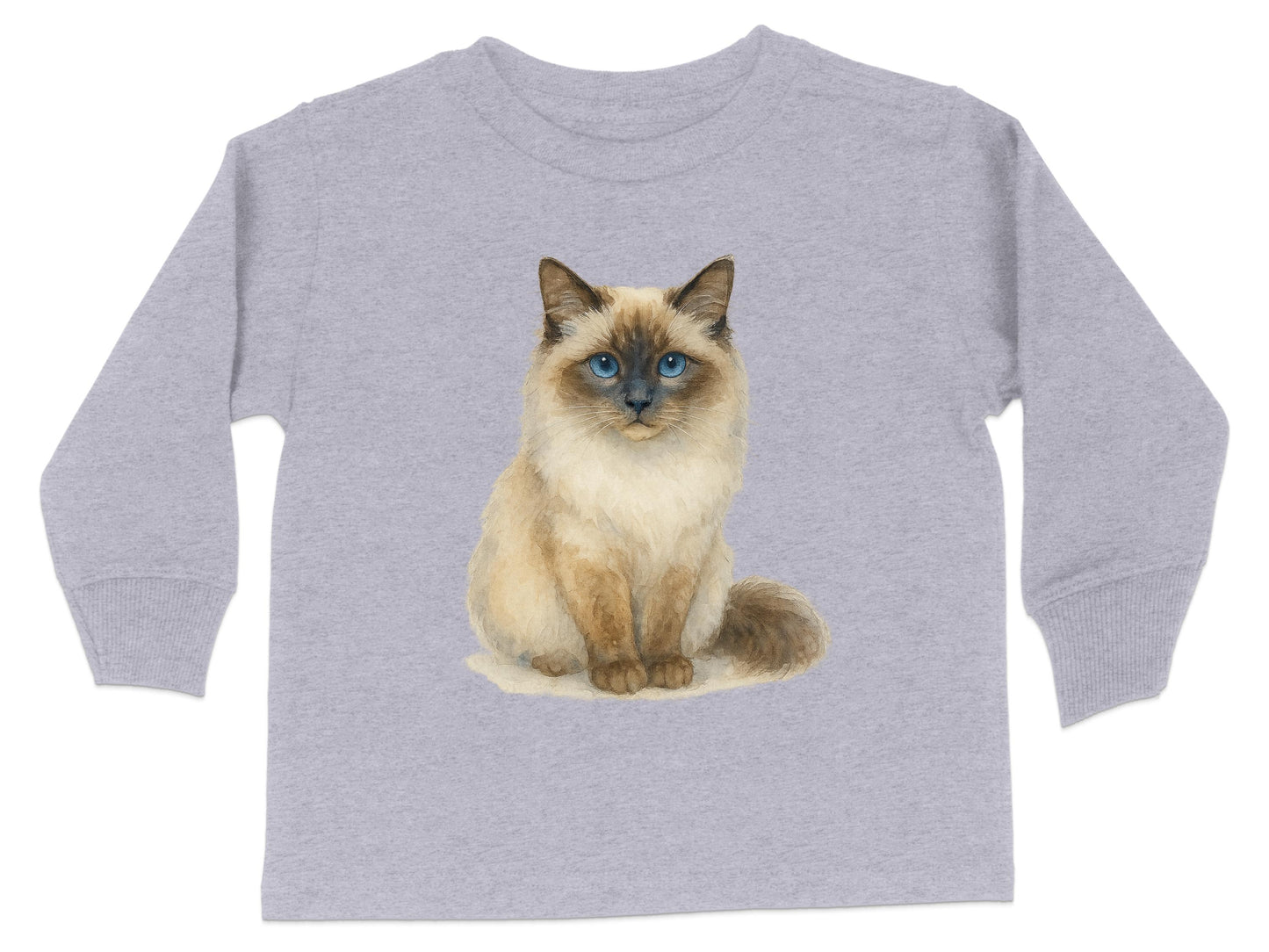Adorable Cat Print Design on Soft Kids Shirt product