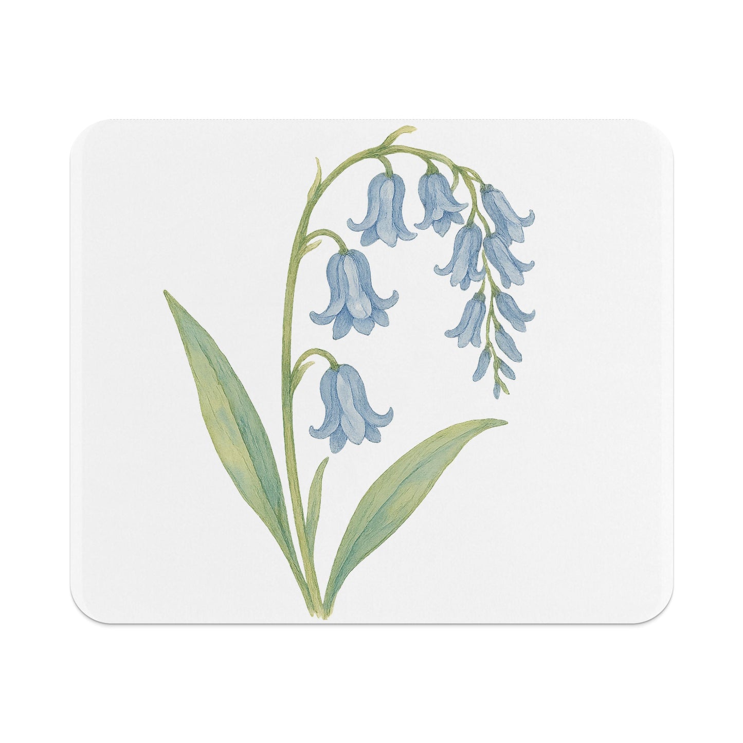 Bluebell Flowers Minimalistic Art Mousepad product