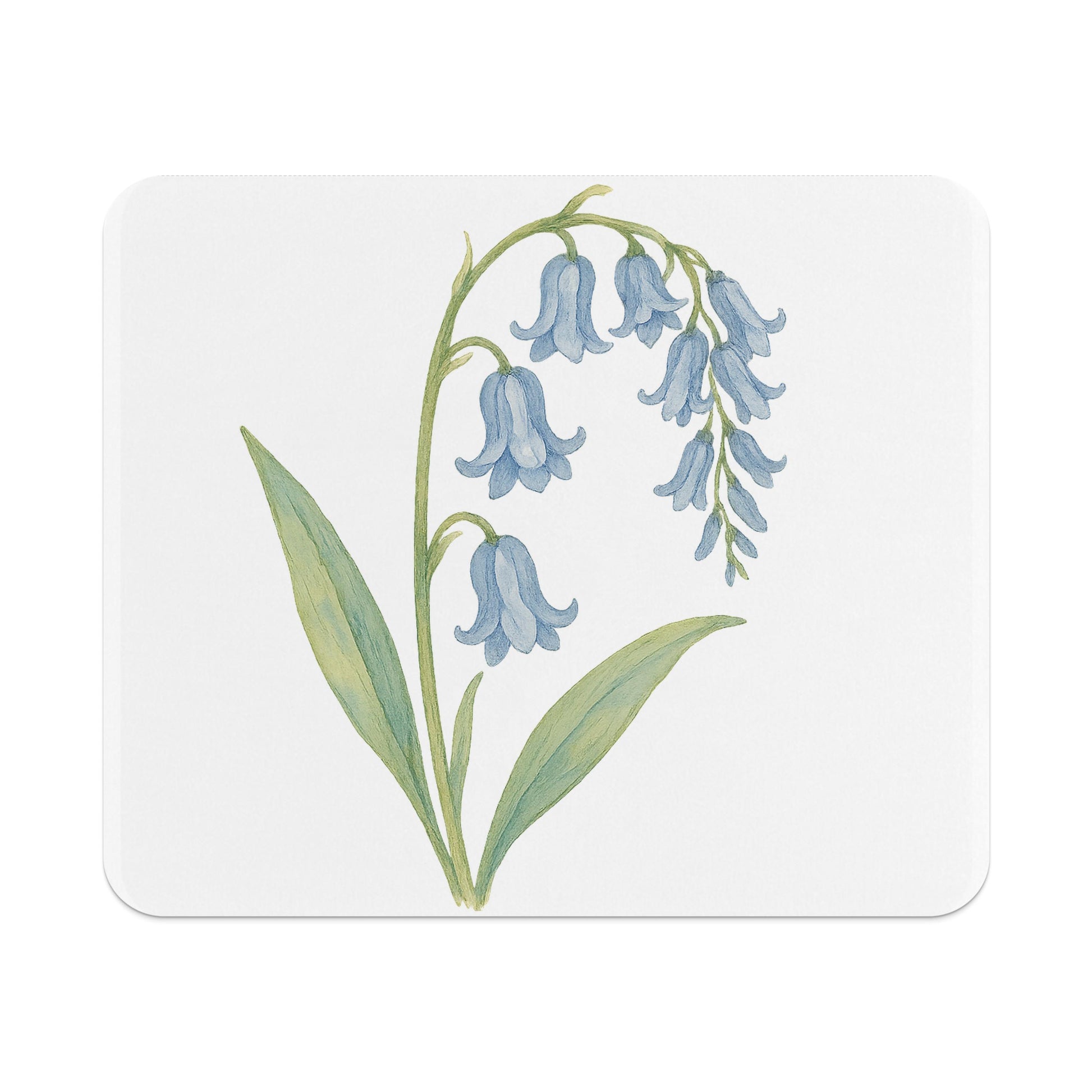 Bluebell Flowers Minimalistic Art Mousepad product