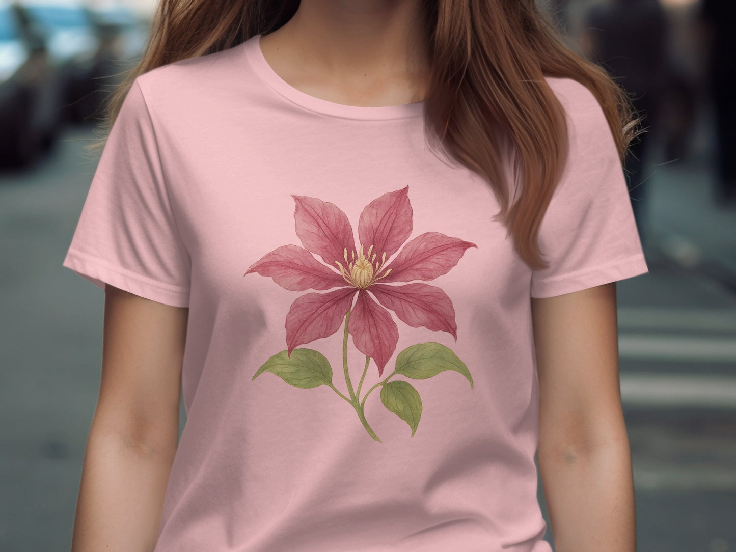 Beautiful Pink Graphic Tee Shirt casual product