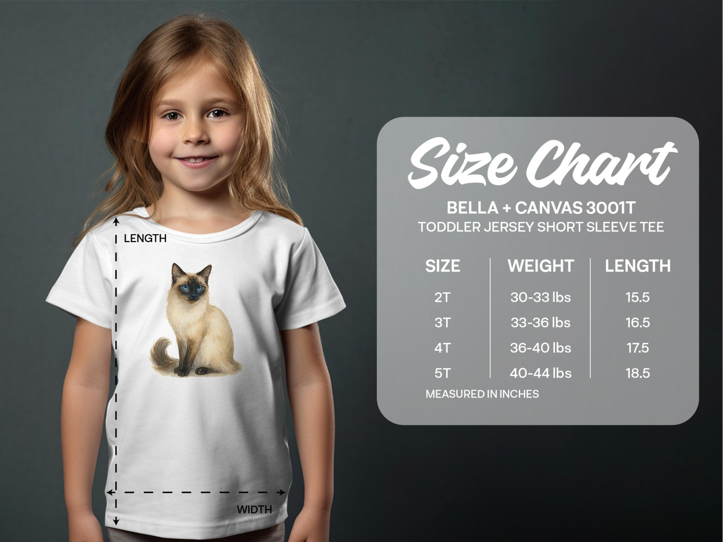 Cat Print Design on Toddler Tee Shirt product