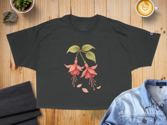 Beautiful Floral Graphic Short Sleeve Shirt product
