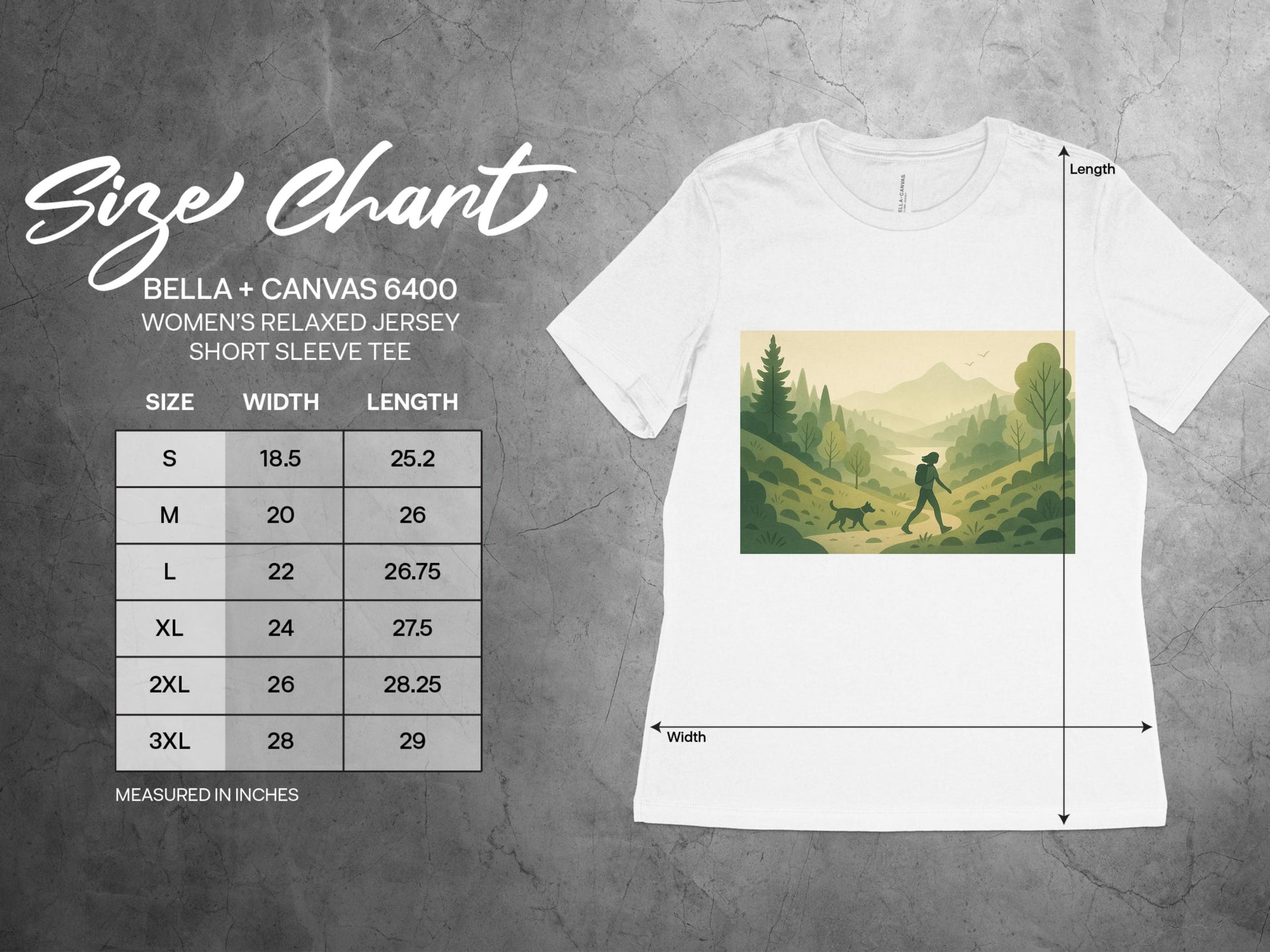 Scenic Hiking Landscape Design Women's T-Shirt product type