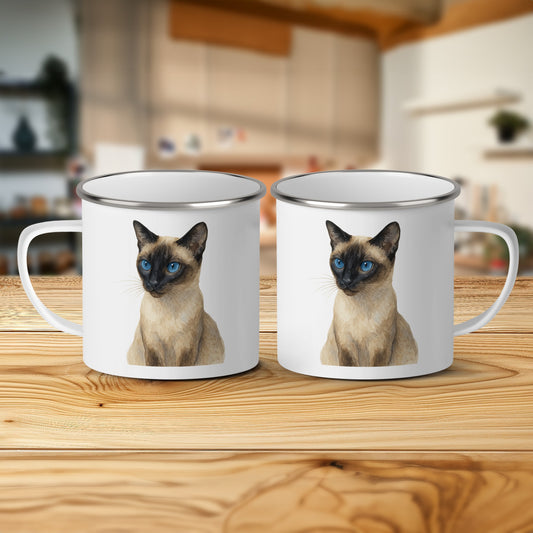 Adorable Siamese Cat Design All Purpose Mug product type