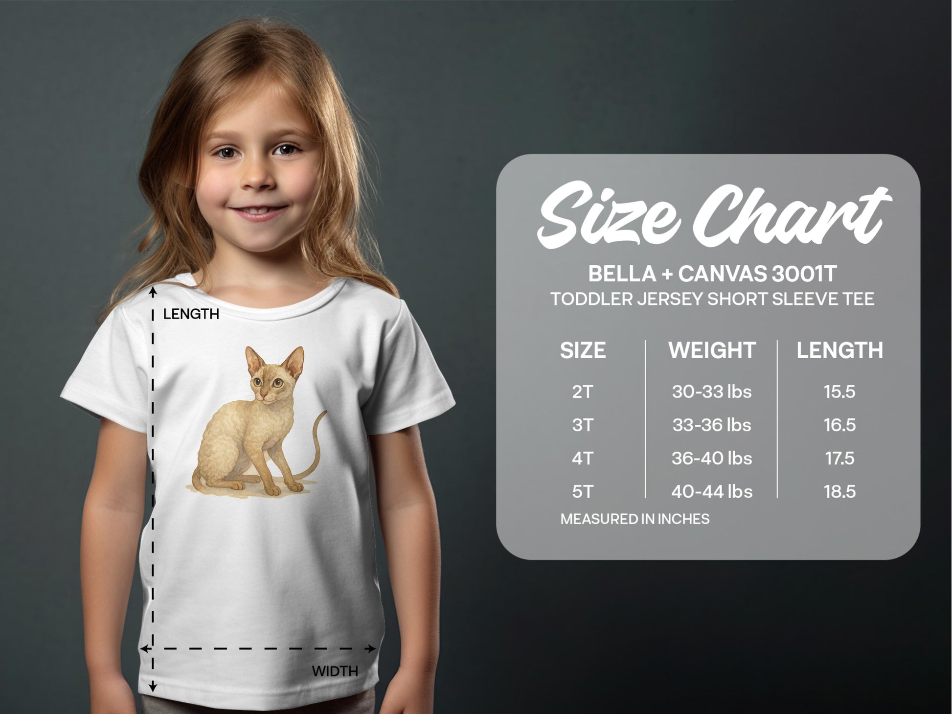 Cute Cat Graphic Design Toddler Jersey Tee product type