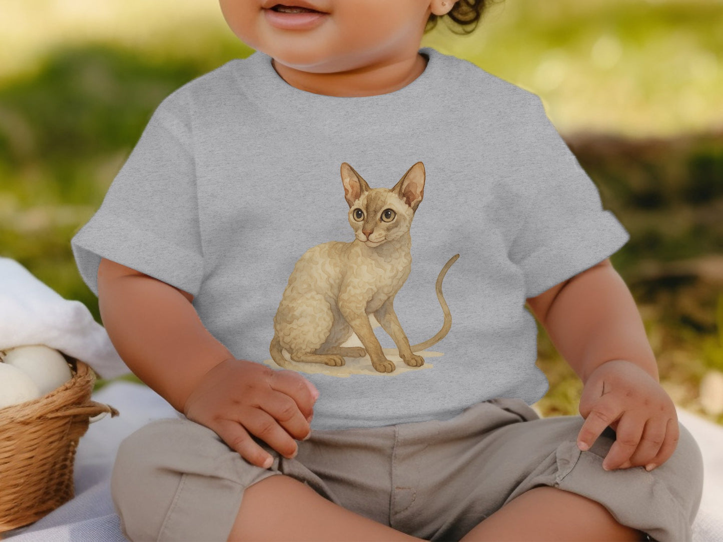 Adorable Shirt With Cute Cat Design T-shirt product