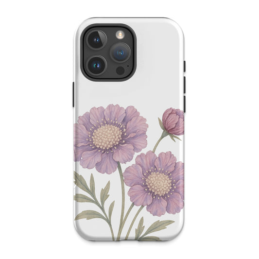 Vintage Purple Floral Design Phone Case product type