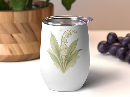 Botanical Print Insulated Wine Tumbler Wine product type