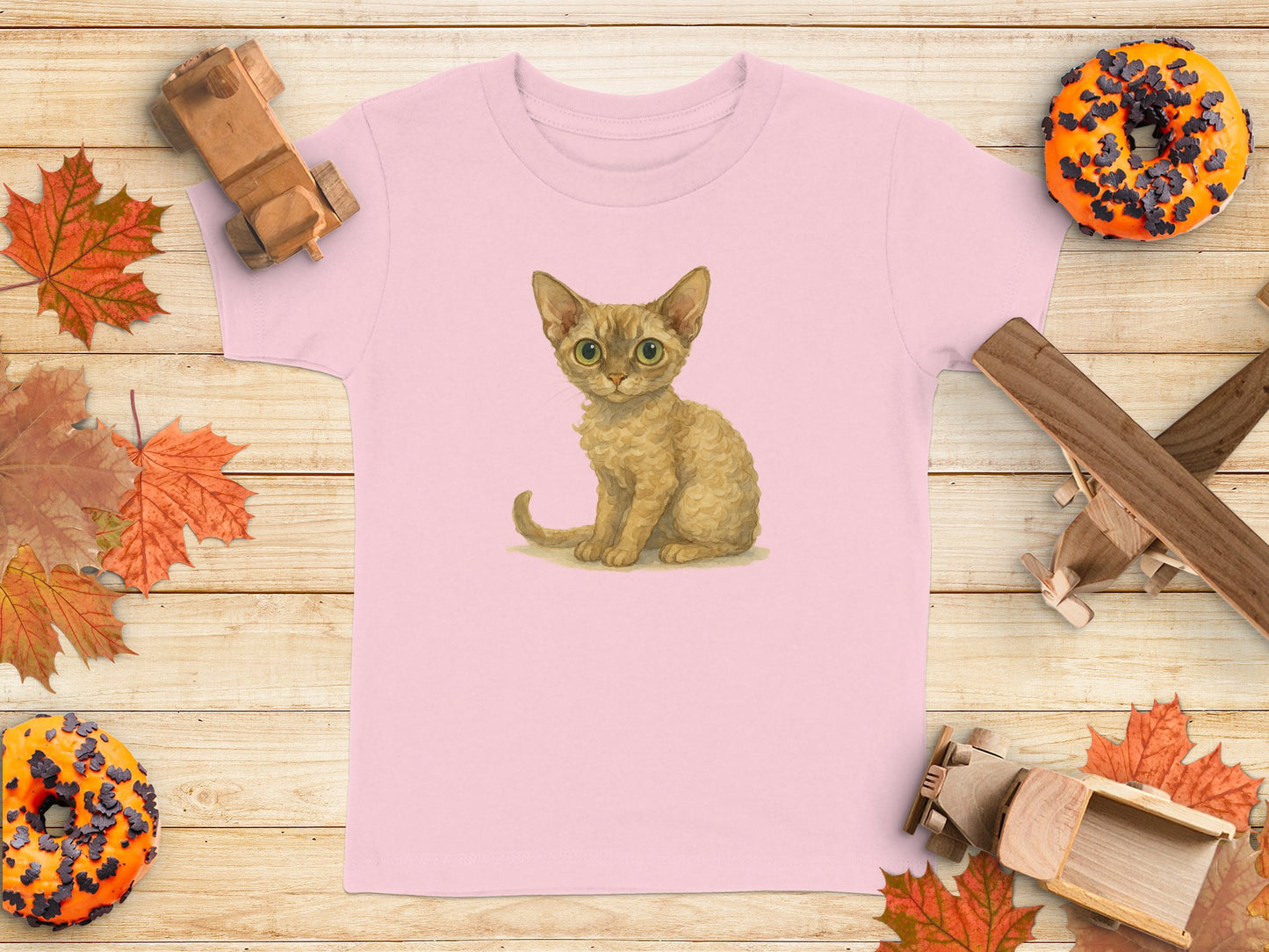 Adorable Vintage Kitten Graphic on Kids T-shirt product