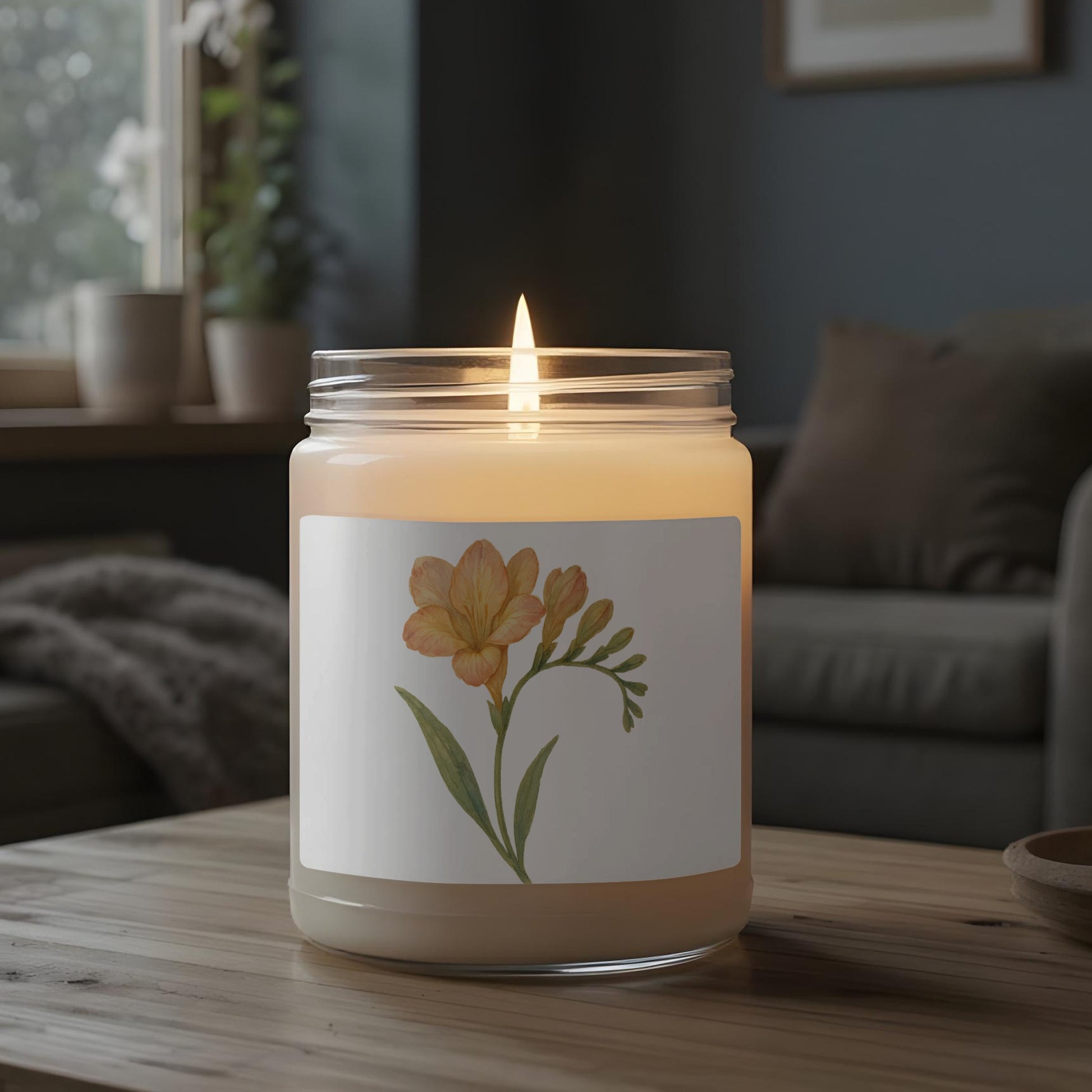 Floral Aromatherapy Candle Relaxing Home Decor product type