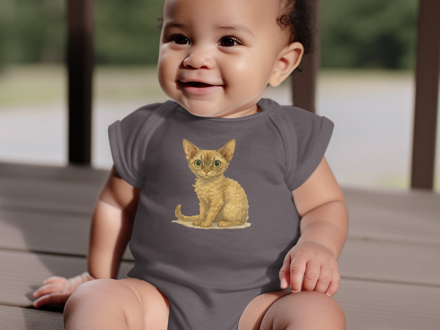 Cute Kitten Graphic Design Baby Onesie product type
