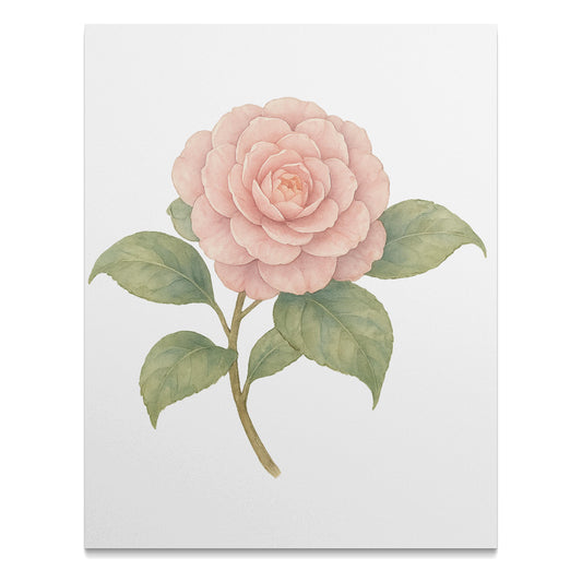 Beautiful Blooming Pink Flower Artwork product
