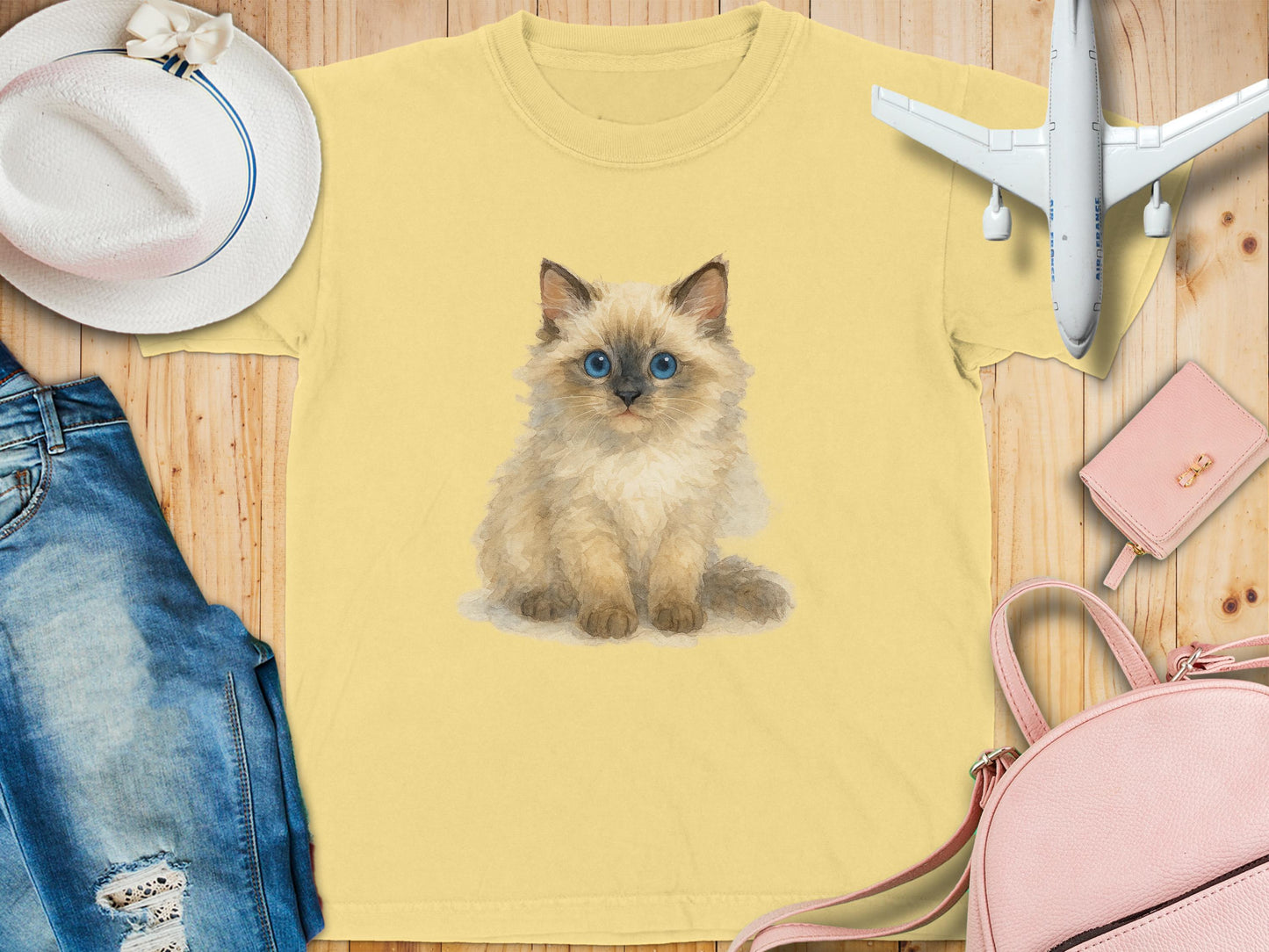 Adorable Fluffy Kitten Graphic Women's T-Shirt product type