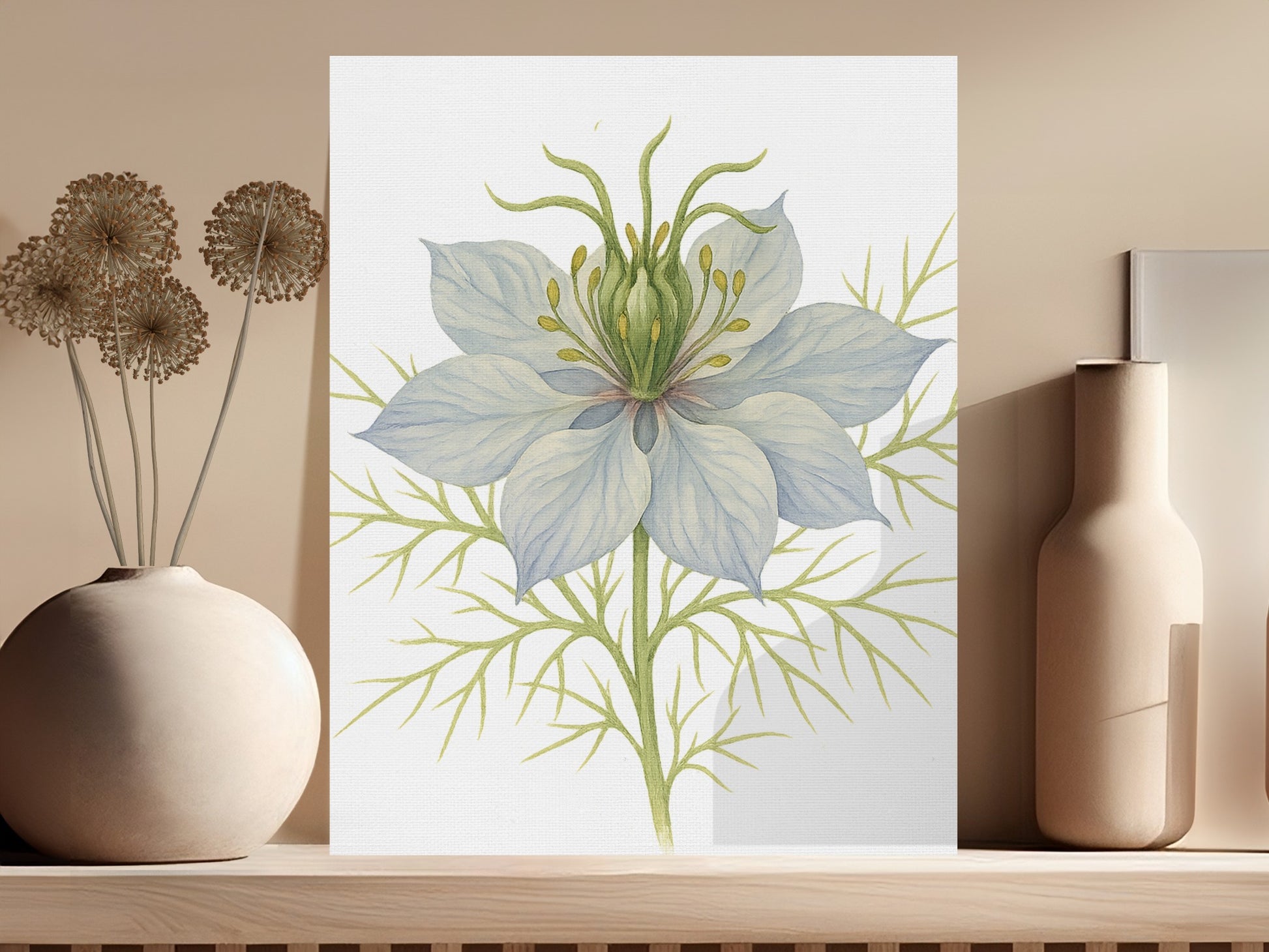 Beautiful Botanical Flower Illustration Art Print product