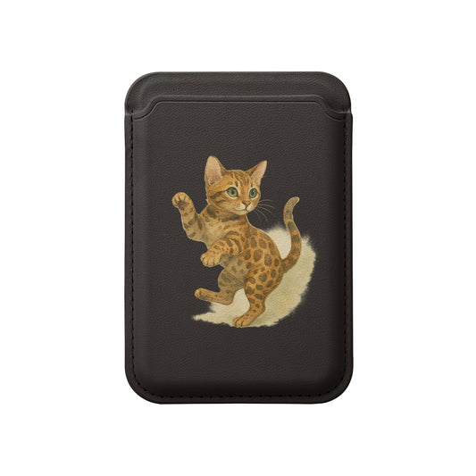 Playful Kitten Design Wallet Phone Card Holder product
