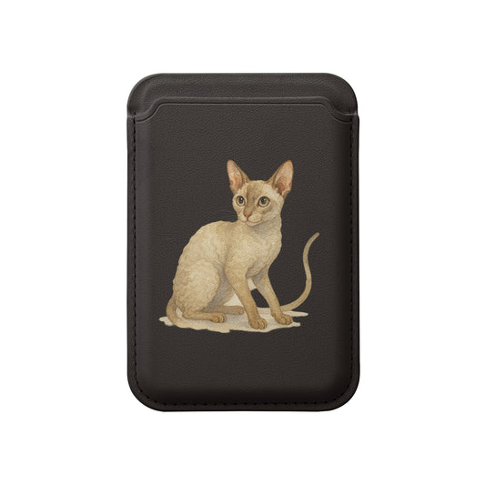 Cat Design Slim Black Wallet product