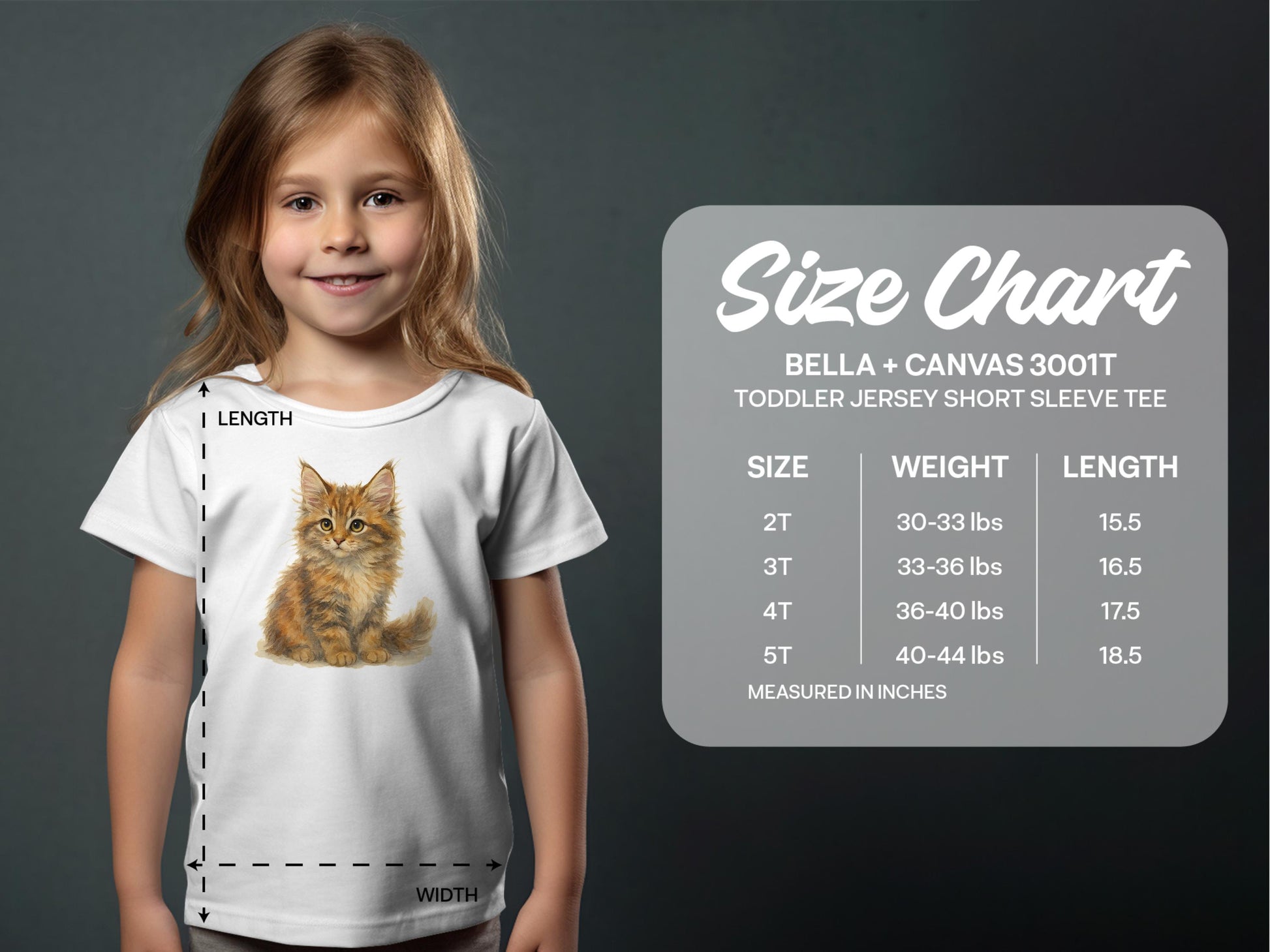 Adorable Kitten Toddler Jersey Short Sleeve Tee product type