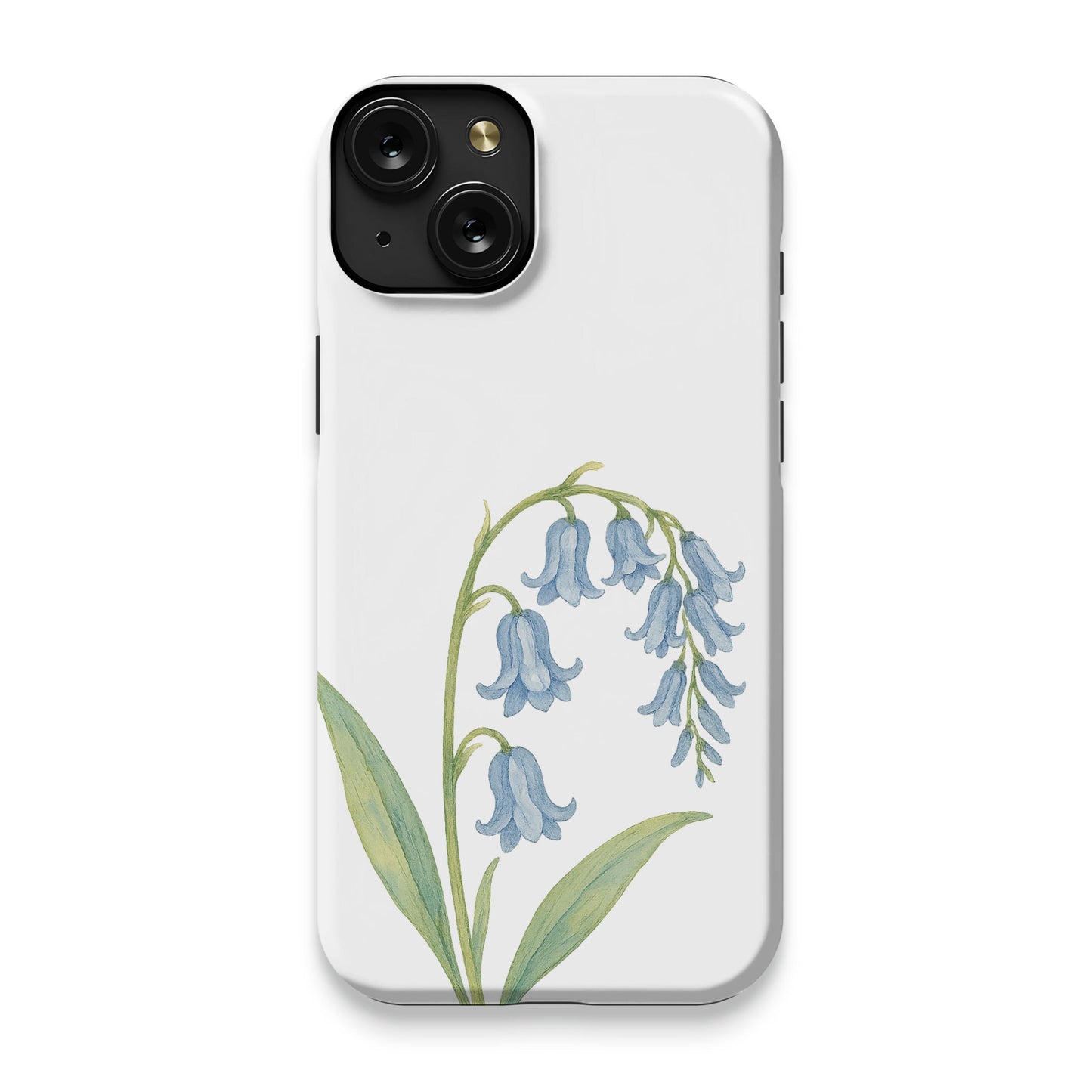 Elegant Bluebell Floral Design Phone Case product type